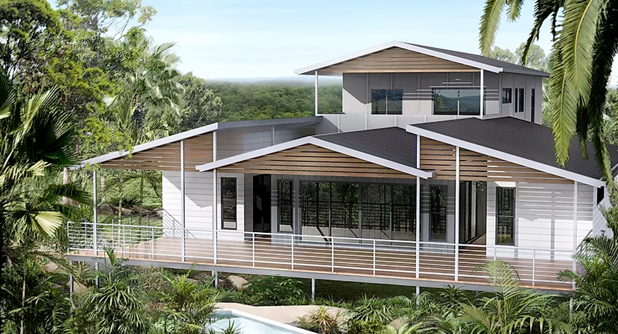 Country Style Kit Homes